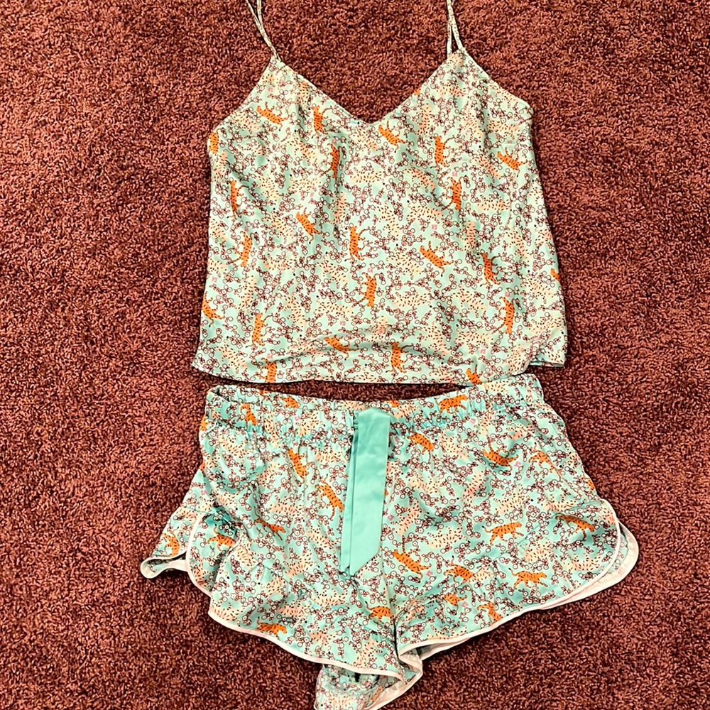 Ruffle shorts and tank pj’s